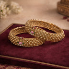 Meher Antique Beaded Bangles (Pair) – view 04