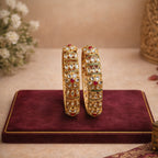 Saanvi Kundan Jaali Bangles (Pair) – view 06